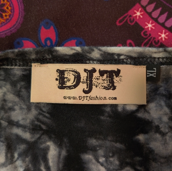 Black And Gray Tie-dye Cardigan - Picture 5 of 6